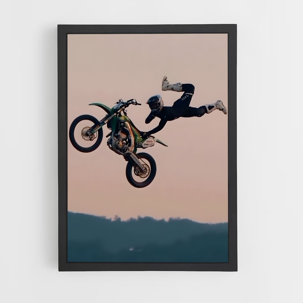 Poster Free Style – affiche Motocross freestyle (vue 2)